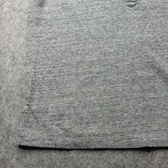 Diesel Polo Shirt Men XL Gray Blue Popover Short Sleeve - Picture 4 of 13